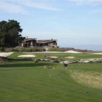 SpyGlass Course with Deer running wild California